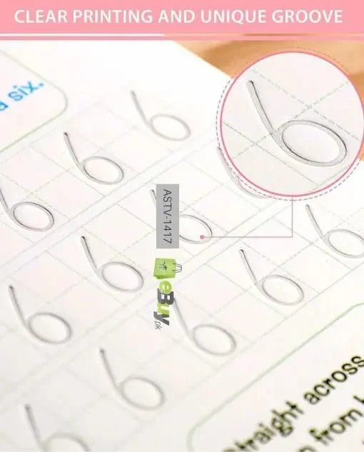 Improve Child's Handwritting with Sank Magic Book (4 books + Magic Pen & refills)