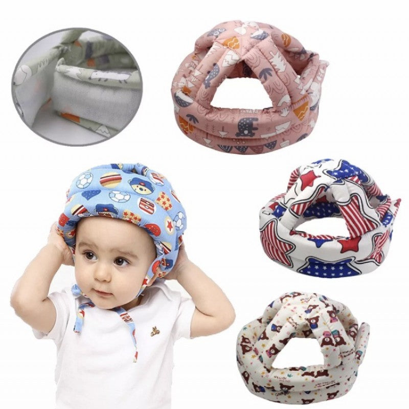 Random Design Baby Safety Helmet Head Protection Headgear Toddler Anti-fall Pad Children Learn To Walk Crash Cap
