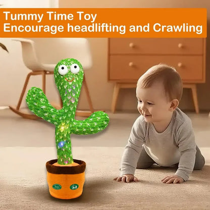 Dancing Mimicking Talking Cactus Toy,Funny Gift for Toddler 1 2 3 Year