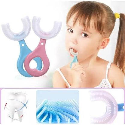 U Shaped Baby Tooth Brush | Toddlers Teeth Cleaning Soft Brush