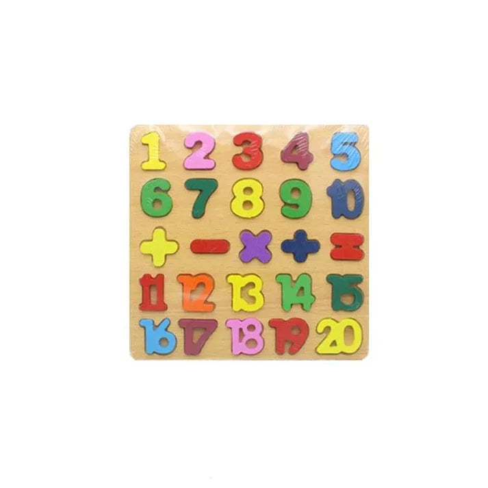 Early Educational Wooden Colorful 3D Learning Board (Sharp your kids Thinking Skills) 4 in 1 Bundle